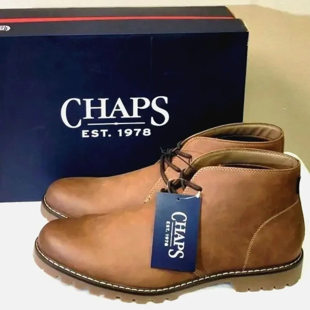 Size: 10 Chukka Boots w/ Memory Foam . Chaps . New in Box